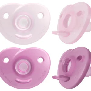 Philips Avent 2 chupetes Soothies 100% silicona 0-6 meses niña