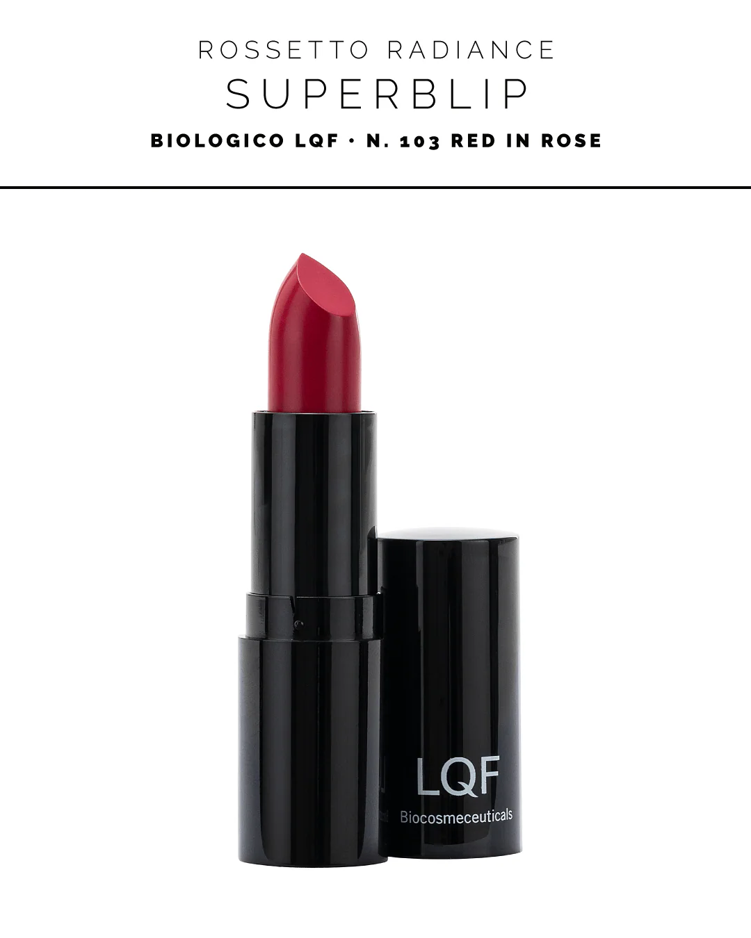 Lápiz labial Superb Lip - Rojo en rosa